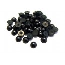 CAP6mm-01 - Cabochon acril perla neagra 6mm