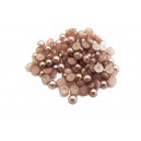 CAP4mm-04 - (10 buc.) Cabochon acril perla cafea cu lapte 4mm