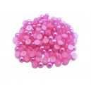 CAP4mm-13 - (10 buc.) Cabochon acril perla roz movuliu intens 4mm