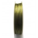 SM27 - Fir metalic tiger tail olive 0.45mm - rola 70 metri