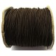 SE1mm-02 - (1 metru) Snur elastic rotund maro inchis 1mm