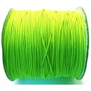 (1 metru) Snur elastic rotund verde neon 1mm