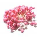 (10 buc.) Stamine roz perlat 4-5mm