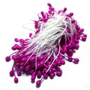 STA3-4mm-11 - (10 buc.) Stamine roz fucsia perlat 3-4mm