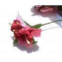 FLO02 - Flori artificiale nuante roz 4cm/12cm