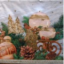 (1 bucata) - Servetel hartie Craciun 33*33cm