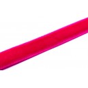 (1 metru) Panglica catifea roz fucsia 10mm
