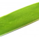 (1 metru) Panglica catifea verde crud 25.4mm