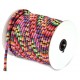 SBT6mm-11 - (1 metru) Snur bumbac tribal rotund multicolor 6mm