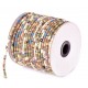 SBT6mm-13 - (1 metru) Snur bumbac tribal rotund multicolor 6mm