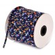 SBT6mm-14 - (1 metru) Snur bumbac tribal rotund multicolor 6mm