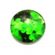 CSP12mm-A-02 - Cabochon sticla print trifoi 12mm - STOC FOARTE LIMITAT!!!