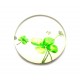 CSP12mm-A-19 - Cabochon sticla print trifoi 12mm - STOC FOARTE LIMITAT!!!