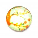 CSP25mm-A-73 - Cabochon sticla print copac 25mm - STOC FOARTE LIMITAT!!!