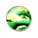CSP20mm-A-93 - Cabochon sticla print flori 20mm - STOC FOARTE LIMITAT!!!