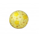 DISPONIBIL 4 BUCATI - CSP20mm-A-122 - Cabochon sticla print flori 20mm