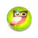 CSP20mm-A-254 - Cabochon sticla print bufnite 20mm - STOC FOARTE LIMITAT!!!