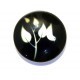 DISPONIBIL 3 BUCATI - CSP20mm-A-364 - Cabochon sticla print pasari 20mm - STOC FOARTE LIMITAT!!!