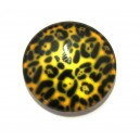 DISPONIBIL 3 BUCATI - CSP20mm-A-172 - Cabochon sticla print animal print 20mm - STOC FOARTE LIMITAT!!!