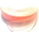 (1 metru) Panglica organza piersica  corai 20mm