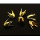 CA96 - Capacele floare aurii 13*8mm