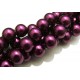PS14mm-12 - Perle sticla mov magenta sfere 14mm