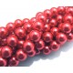 PS10mm-35 - Perle sticla rosu magenta sfere 10mm