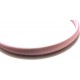 CORAI10mm-23 - Cordeluta acril imbracata roz pal 10mm