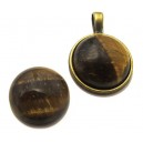 CPS72 - Cabochon ochi de tigru 20mm