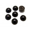 CAP10mm-01 - Cabochon acril perla neagra 10mm
