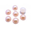 CAP10mm-14A - Cabochon acril perla roz caisa 10mm