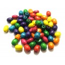 MLM04 - (50 buc.) Margele lemn mixt culori bob de orez 8*4mm