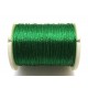 FMF-03 - Fir metalic filigranat si bumbac verde 0.2mm - rola 18 metri