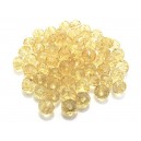 MFR366 - Rondele cristal fatetate galben miere 6x4mm 