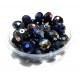 MFR376 - Cristale gri inchis efect AB rondele fatetate 14*10.5mm
