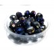 MFR376 - Cristale gri inchis efect AB rondele fatetate 14*10.5mm