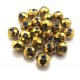 MFR382 - Cristale electroplate aurii rondele fatetate 10*7mm