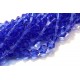 MFB419 - (10 buc.) Cristale albastru intens biconice fatetate 6mm 