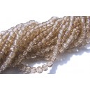 MSCR4mm-98 - (10 buc.) Margele crackle capuccino sfere 4mm