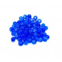 MSP456 - (10 buc.) Margele sticla nuante albastru cobalt degrade sfere 4mm