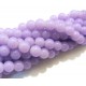 MSP473 - (10 buc.) Margele sticla mov lavanda sfere 4mm