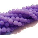 MSP474 - (10 buc.) Margele sticla orhidee sfere 8mm