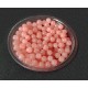 MSP522 - (10 buc.) Margele sticla piersica prafuita sfere 6mm