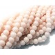MSP541 - (10 buc.) Margele sticla crem caisa sfere 6mm
