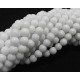 MSP547 - (10 buc.) Margele sticla albe sfere 6mm
