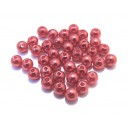 PA5mm-18 - (50 buc.) Perle acril rosii sfere 5mm