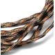 SP4mm-14  - (1 metru) Snur paracord plat maro 4mm