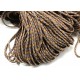 SP4mm-17  - (1 metru) Snur paracord plat gri si verde olive 4mm
