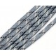 SP4mm-18  - (1 metru) Snur paracord plat gri petrol 4mm