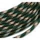 SP4mm-20  - (1 metru) Snur paracord plat verde inchis 4mm